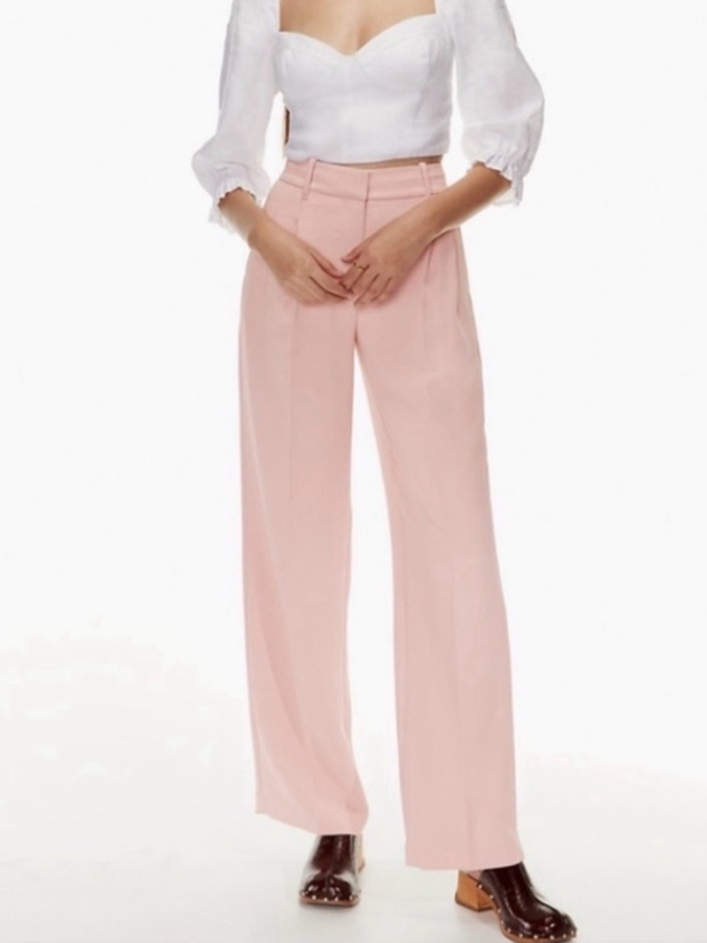 Aritzia Effortless pink pants bundle